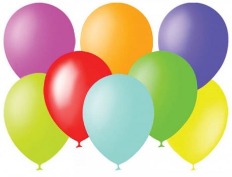 Товары для праздника Поиск Воздушные шары ассорти пастель 23 см 100 шт.