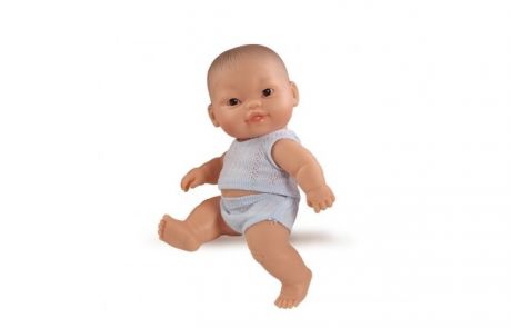 Куклы и одежда для кукол Paola Reina Кукла пупс азиат в нижнем белье 22 см