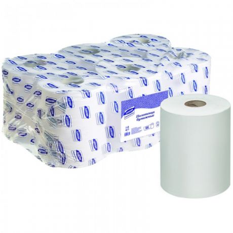 Хозяйственные товары Luscan Professional Полотенца бумажные для диспенсеров в рулонах 300 метров 6 шт.