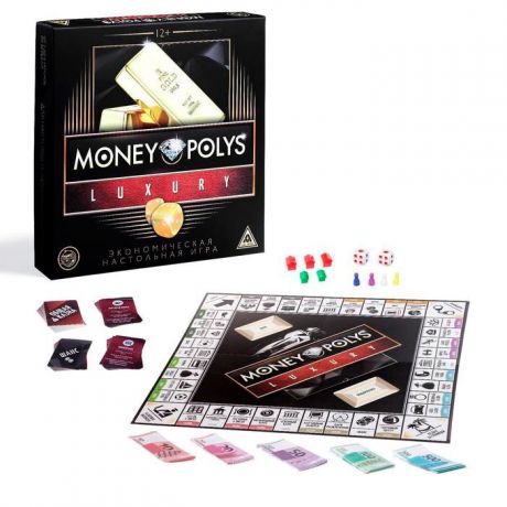 Настольные игры Лас Играс Экономическая игра Money Polys Luxury 12+