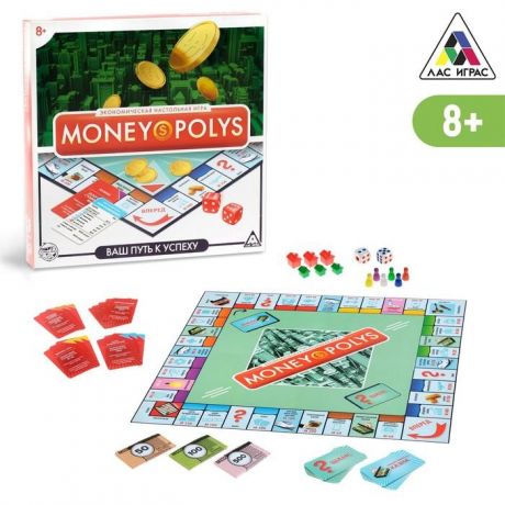 Настольные игры Лас Играс Экономическая игра Money Polys 8+