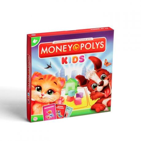 Настольные игры Лас Играс Экономическая игра Money Polys Kids 4+