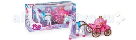 Куклы и одежда для кукол Girls Club Набор Карета для принцессы с лошадкой 8506/GC