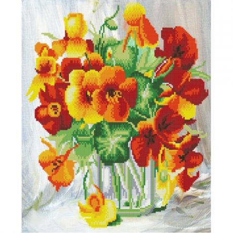 Картины своими руками Color Kit Алмазная картина на подрамнике Оранжевое чудо 50х40 см