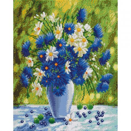 Картины своими руками Color Kit Алмазная картина на подрамнике Васильковое лето 50х40 см
