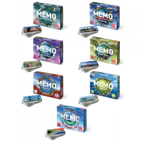 Настольные игры Тебе-Игрушка Мемо Мега набор (7 наборов)