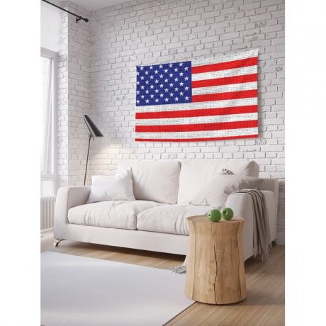 Декорирование JoyArty Фотопанно на стену Вышитый американский флаг 150x100 см