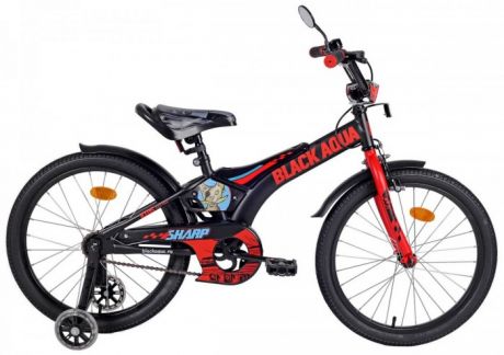 Двухколесные велосипеды BlackAqua Sharp 18 со светящимися колесами