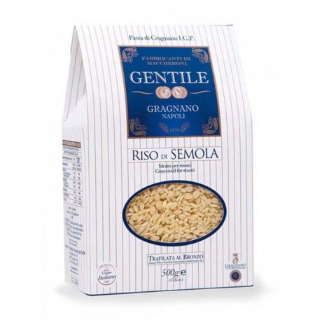Макаронные изделия Gentile Макароны детские премиальные из твердых сортов пшеницы Ризо ди Семола 500 г