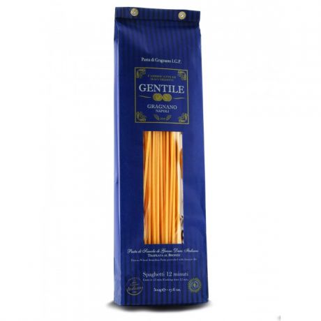 Макаронные изделия Gentile Макароны премиальные из твердых сортов пшеницы Спагетти 12 минут 500 г