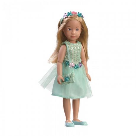 Куклы и одежда для кукол Kruselings Кукла Вера в нарядном платье для вечеринки 23 см