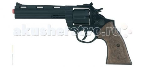 Игрушечное оружие Gonher Игрушечное оружие Револьвер Police на 12 пистонов черный