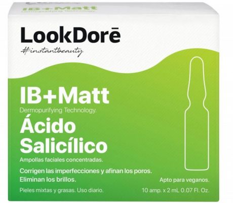 Косметика для мамы LookDore Концентрированная сыворотка для проблемной кожи лица IB + Matt Anti Imperfections 10x2 мл