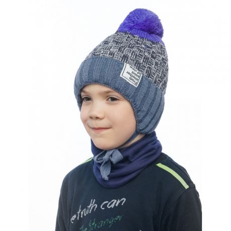 Шапки, варежки и шарфы ПриКиндер Шапка для мальчика M2-4035