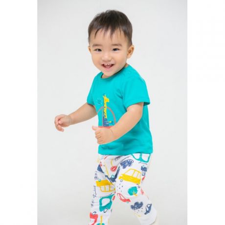 Комплекты детской одежды Crockid Комплект для мальчика (футболки и брюки) Машинки К 2737