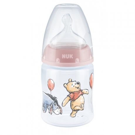 Бутылочки Nuk антиколиковая Disney Винни силиконовая соска индикатор температуры 0-6 мес 150 мл 10743947
