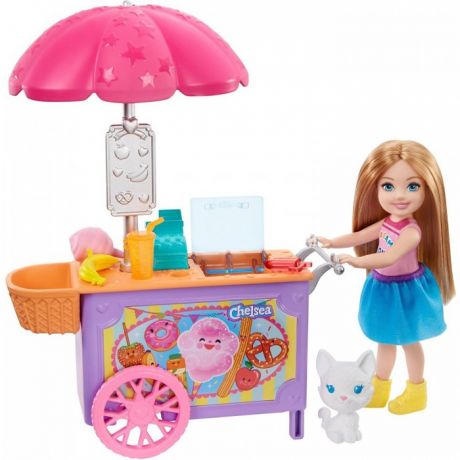 Куклы и одежда для кукол Barbie Игровой набор Челси Магазин кафе