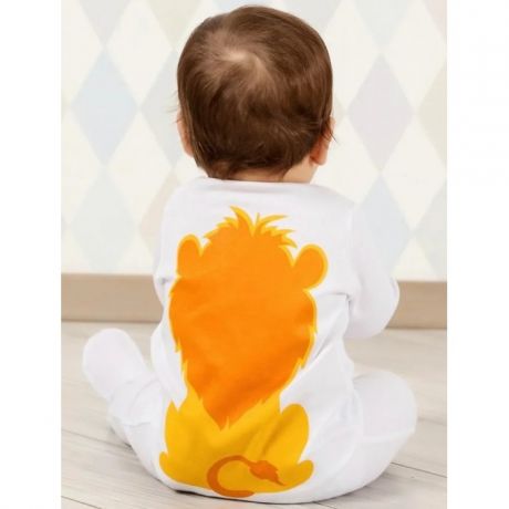 Комплекты детской одежды Carrot Комплект (Комбинезон-слип, шапочка) Львёнок сзади