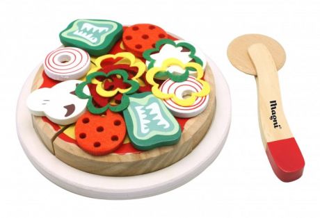 Деревянные игрушки Magni Игровой набор Пицца