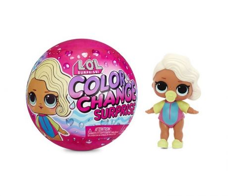 Куклы и одежда для кукол L.O.L. LIL Outrageous Surprise Куколка Color Change Dolls Asst in PDQ
