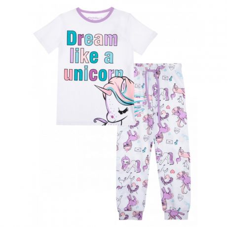 Домашняя одежда Playtoday Пижама трикотажная для девочек 42122003