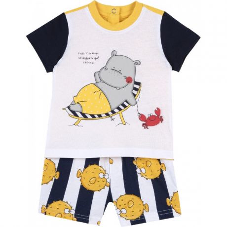 Комплекты детской одежды Chicco Комплект для мальчика Бегемот