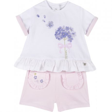 Комплекты детской одежды Chicco Комплект для девочки Цветок