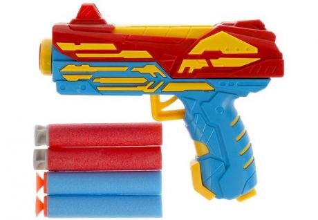 Игрушечное оружие Играем вместе Бластер с мягкими пулями Смерч B2014361-R