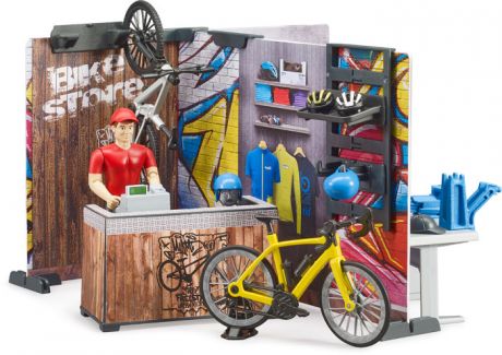 Игровые наборы Bruder Набор велосипедный магазин