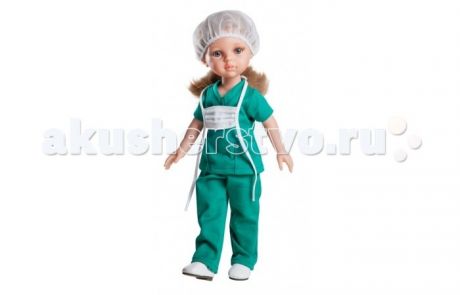 Куклы и одежда для кукол Paola Reina Кукла Карла медсестра школьница 32 см