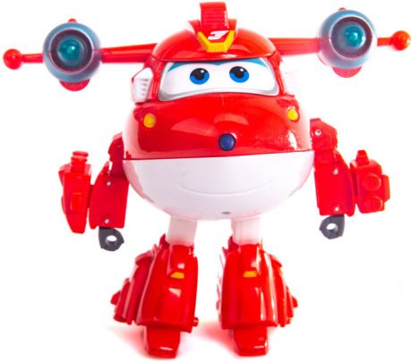 Роботы Super Wings Делюкс трансформер - Суперзаряженный Джетт