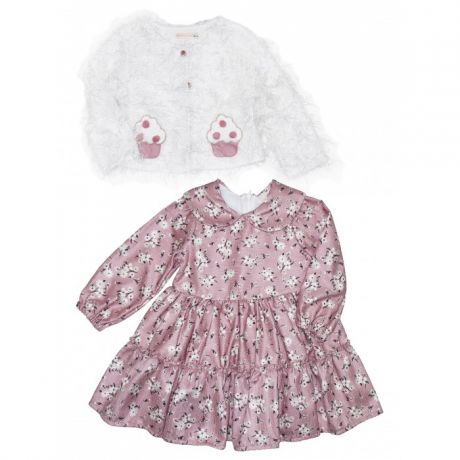 Комплекты детской одежды Baby Rose Комплект для девочки жакет и платье 3572