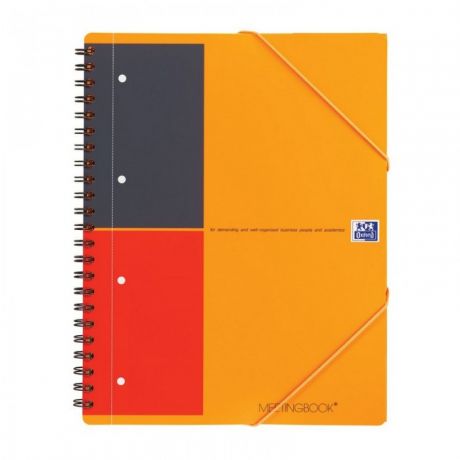Тетради Oxford Бизнес-тетрадь Meetingbook линейка А4+ 80 листов