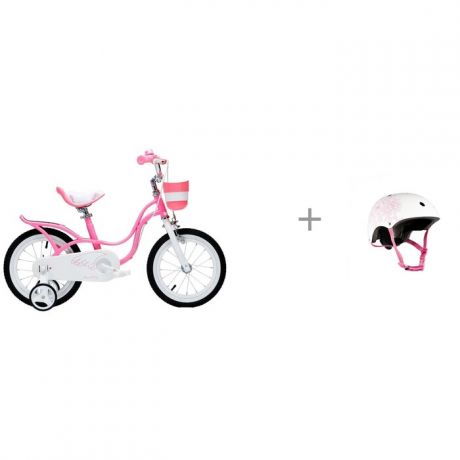 Шлемы и защита Maxiscoo Шлем для девочки Цветы и Велосипед двухколесный Royal Baby Little Swan 14