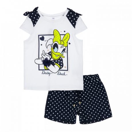 Комплекты детской одежды Playtoday Комплект трикотажный для девочек футболка и шорты 12142836