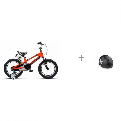 Шлемы и защита Happy Baby Шлем велосипедный Drifter и Велосипед двухколесный Royal Baby Freestyle Space №1 Alloy 18