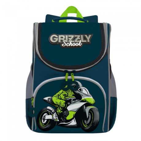 Школьные рюкзаки Grizzly Рюкзак школьный с мешком RAm-185-9