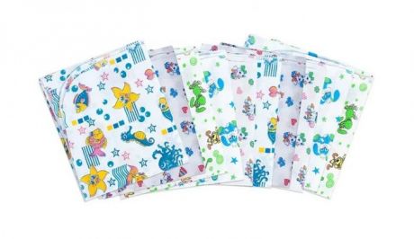 Пеленки Чудо-чадо для новорожденных ситцевая Ассорти 10 шт.