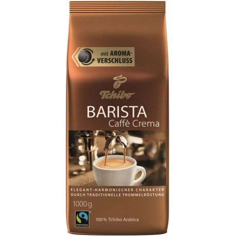 Кофе Tchibo Кофе Barista Caffe Crema зерновой 1000 г