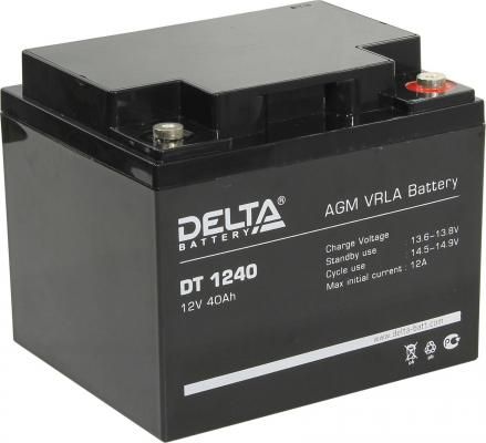 Delta DT 1240 (40 А\\ч, 12В) свинцово- кислотный аккумулятор