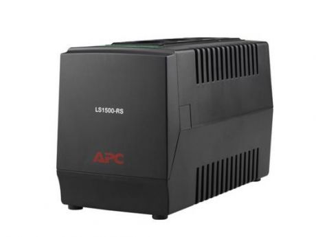 Стабилизатор напряжения APC Line-R LS1500-RS черный 3 розетки 1 м