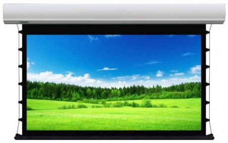 [LCTC-100138] Экран с электроприводом Lumien Cinema Tensioned Control 168x257 см (раб.область 132х235 см 16:9) (106") Matte White Sound черн. кайма по периметру, доп.черная область 30 см, триггер., RS232, IR, RF управл. в комплекте, цвет корпуса белый