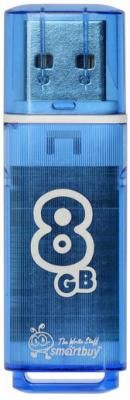 Флешка 8Gb Smart Buy Glossy USB 2.0 синий SB8GBGS-B