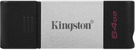 Флешка 64Gb Kingston DT80 USB 3.2 черный
