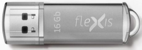 Флешка 16Gb Flexis RB-108 USB 2.0 серый