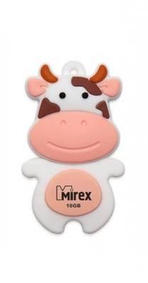 Флеш накопитель 16GB Mirex Cow, USB 2.0, Персиковый