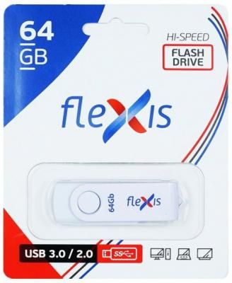 Флешка 64Gb Flexis RW-101 USB 3.1 белый