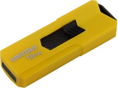 Флешка 16Gb Smart Buy Stream USB 2.0 желтый SB16GBST-Y