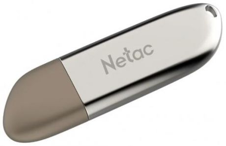 Флешка 128Gb Netac U352 USB 3.0 серебристый