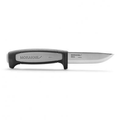 Нож Mora Robust (12249) стальной разделочный лезв.91мм прямая заточка серый/черный